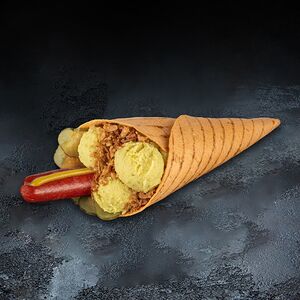 Рулле с Дижонской колбаской (с горчицей) 