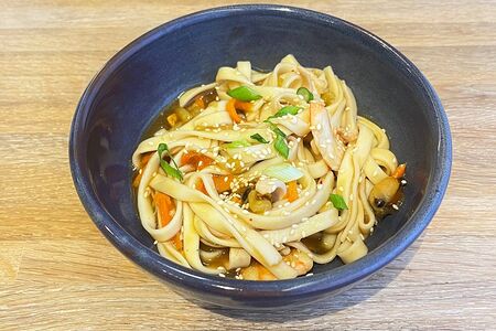 Лапша Удон с морепродуктами