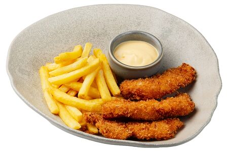 Стрипсы куриные с фри