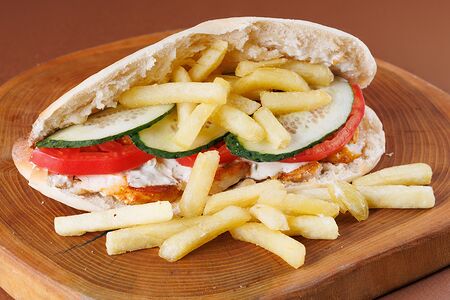 Гиро с курицей большое