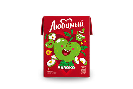 Сок яблоко 0.2 Любимый