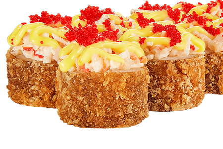 Тартар с креветкой темпура