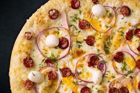 Охотничья 30 см (толстое с сыром)