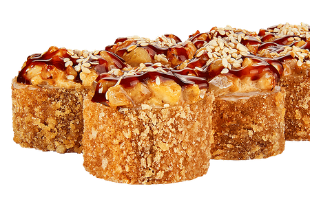 Тартар с угрём темпура