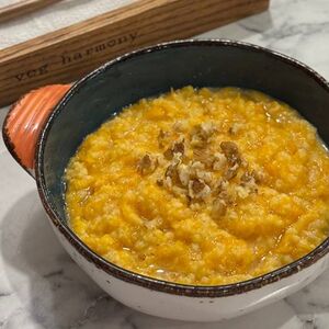 Пшенная каша с тыквой на кокосовом молоке