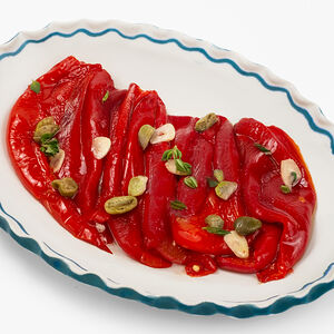 Печенные на гриле перцы