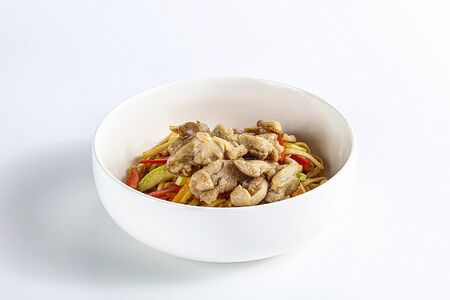 Удон с курицей