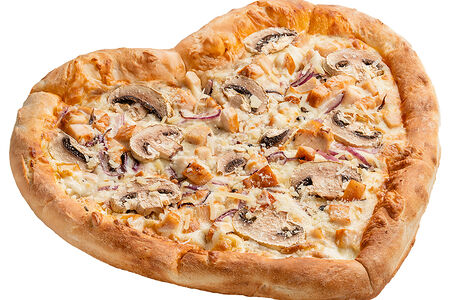 Пицца-сердце Жюльен