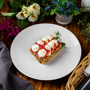 Блины с лососем