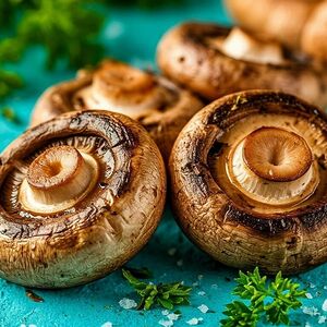 Шампиньоны на гриле