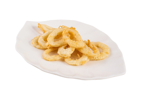 Кольца кальмара в кляре