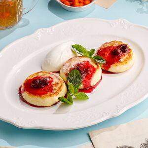 Домашние сырники из фермерского творога