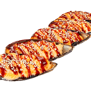 Мидии под сырным соусом