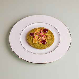 Печенье фисташковое с ореховой пастой