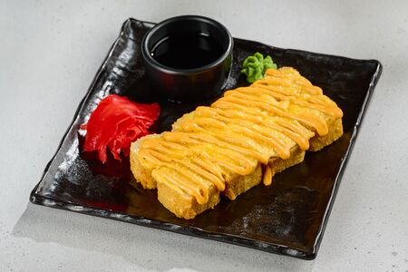 Запеченный с креветкой