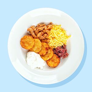 Дранички с курицей