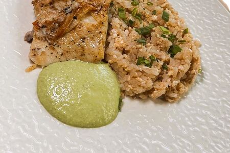 Муксун обжаренный с рисом и яйцом б/л 250 гр