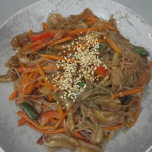 Фунчоза с овощами