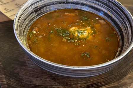 Рассольник с брискетом