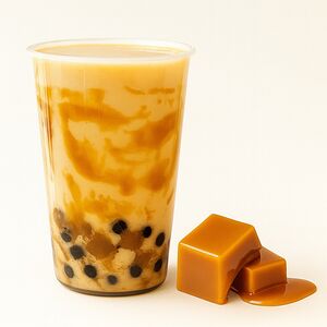 Карамельный молочный чай