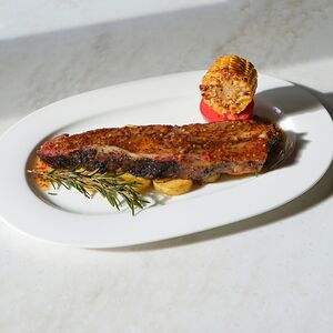 Брискет с запеченным картофелем