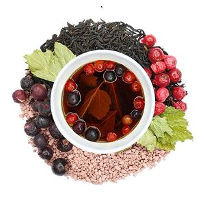 Чай Черный чай со смородиной для самостоятельного заваривания