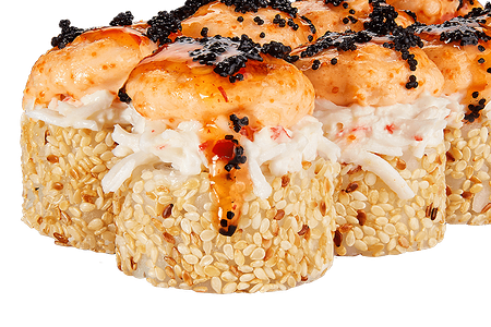 Запеченный тартар с крабом