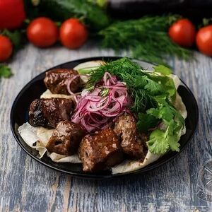 Шашлык из свиной шеи 300 гр