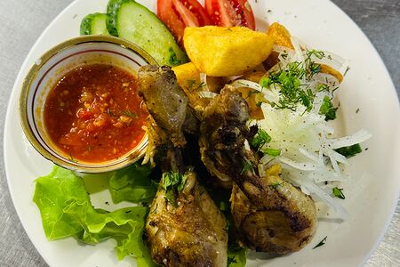 Казан-кебаб из курицы 