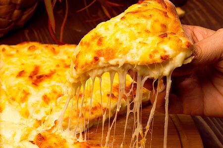 Хачапури по-мегрельски с двойным сыром