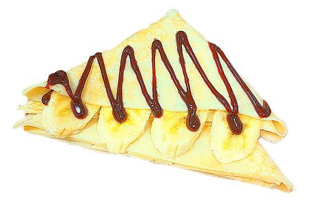 С бананом и шоколадом