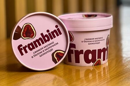 Замороженный десерт Фрамбини Малина в шоколаде 