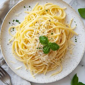 Спагетти с сыром