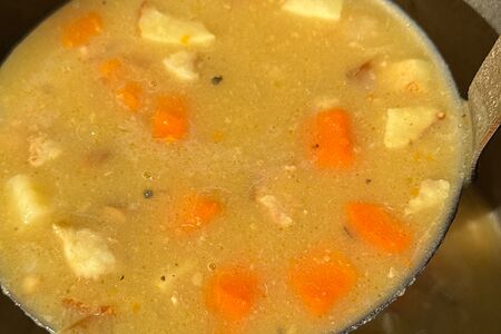 Суп гороховый с копченостями