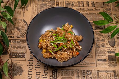 Рис в паназиатском стиле		