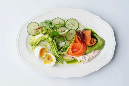 Завтрак Птицы с лососем 