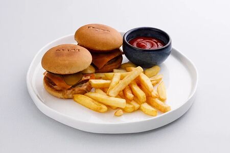 Детский чизбургер с котлетой из говядины