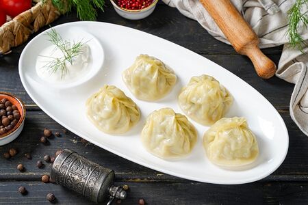 Манты с говядиной