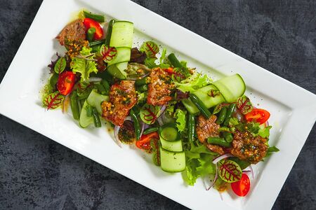 Салат с говяжьей вырезкой