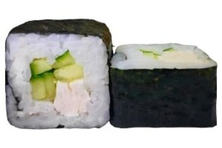 Ролл с курицей и огурцом