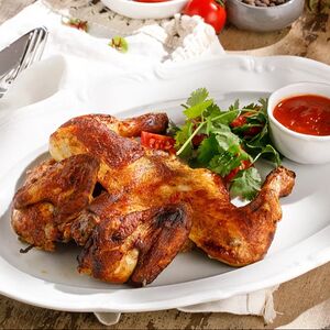 Фермерский цыпленок с аджикой