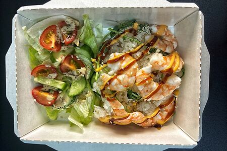 Боул-бокс с креветкой