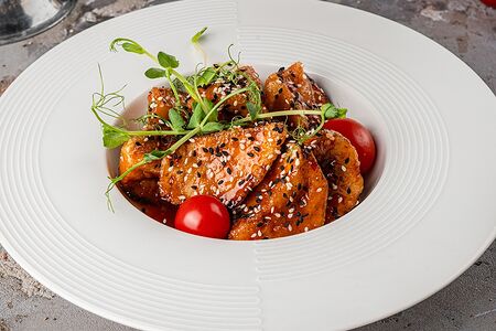 Салат Хрустящие баклажаны