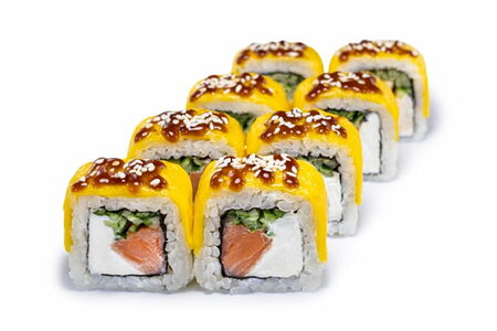 Запечённый ролл Юми с лососем