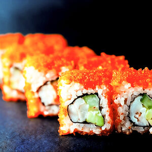 Холодный ролл Калифорния с креветкой