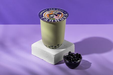 Бабл молоко Фисташка с тапиокой 