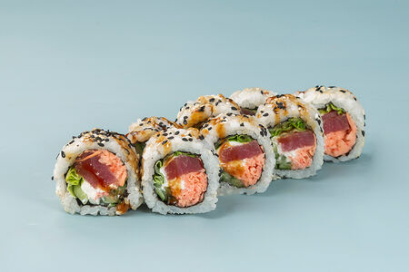 Ролл Открытый со снежным крабом и тунцом