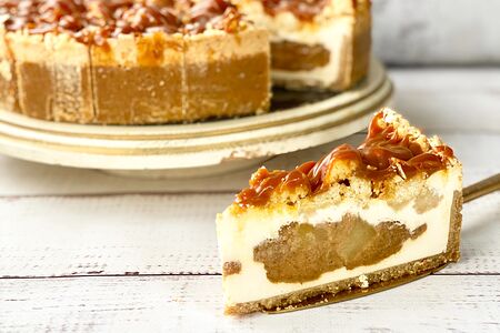 Чизкейк Яблочно-карамельный