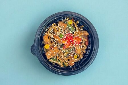 Удон Курица терияки