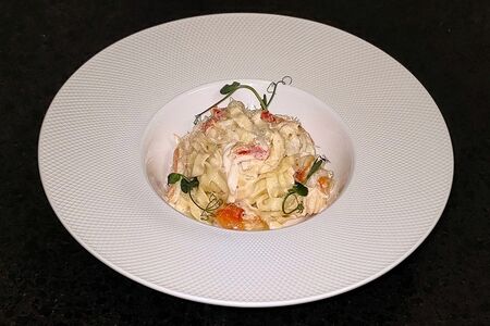Тальятелле с крабом